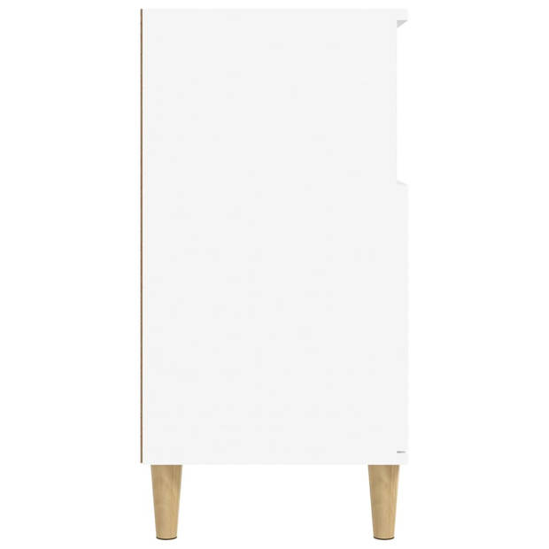 The Living Store Dressoir - Bijzetkast - 60 x 35 x 70 cm - Wit