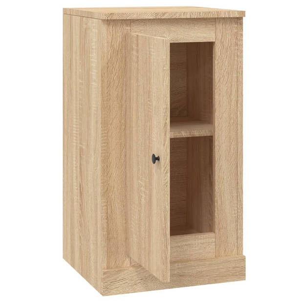 vidaXL Dressoir 37,5x35,5x67,5 cm bewerkt hout sonoma eikenkleurig