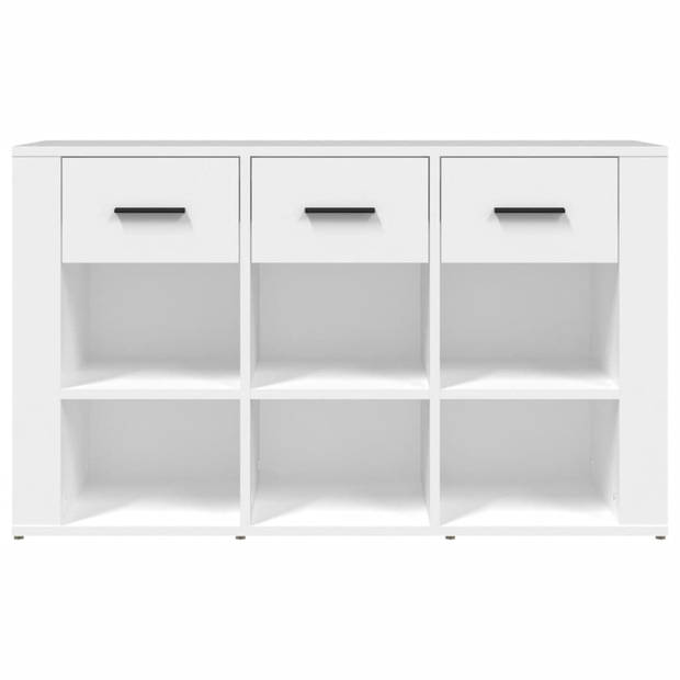 The Living Store Dressoir - Klassiek - Bijzetkast - 100 x 30 x 59.5 cm - Wit