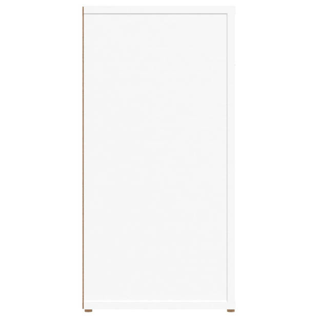 The Living Store Dressoir - Klassiek - Bijzetkast - 100 x 30 x 59.5 cm - Wit