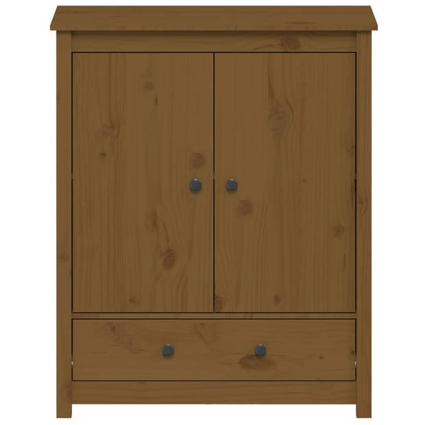 The Living Store Houten Kast - Massief Grenenhout - Dressoir - 83 x 41.5 x 100 cm - Voldoende opbergruimte