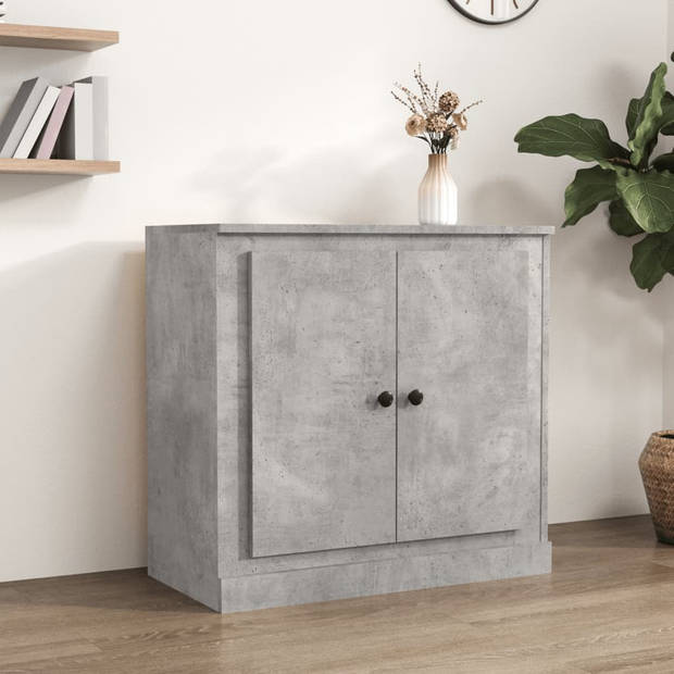 The Living Store Dressoir - Betongrijs - 70 x 35.5 x 67.5 cm - Hoge kwaliteit