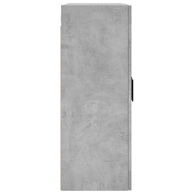 vidaXL Wandkast 69,5x34x90 cm betongrijs