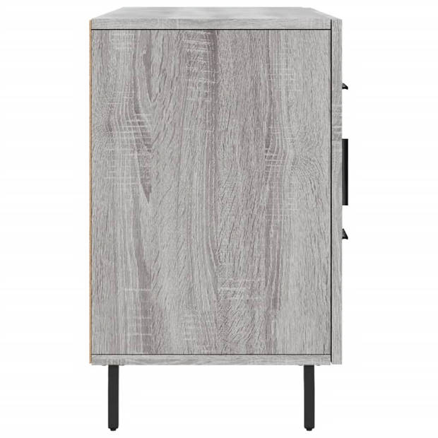 The Living Store Dressoir - Moderne - Kast - Afmeting 100 x 36 x 60 cm - Kleur Grijs Sonoma Eiken