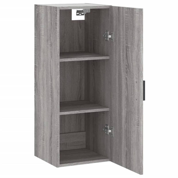 vidaXL Hangkast 34,5x34x90 cm grijs sonoma eikenkleurig