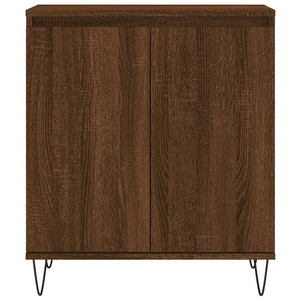 The Living Store Dressoir - opbergkast - 60 x 35 x 70 cm - bruineiken