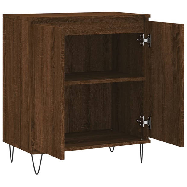 The Living Store Dressoir - opbergkast - 60 x 35 x 70 cm - bruineiken