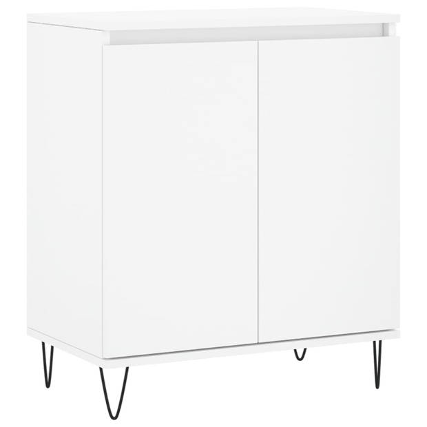 The Living Store Dressoir - - Opbergkast - Afmetingen- 60 x 35 x 70 cm - Kleur- wit