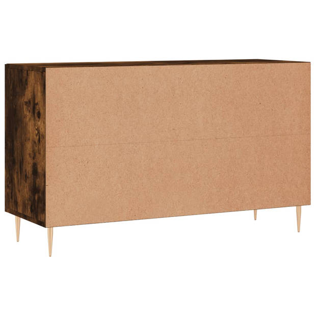 The Living Store Dressoir - - Dressoirs - 100 x 36 x 60 cm - gerookt eiken