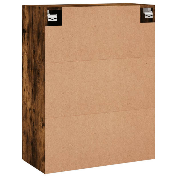 vidaXL Wandkast 69,5x34x90 cm gerookt eikenkleurig