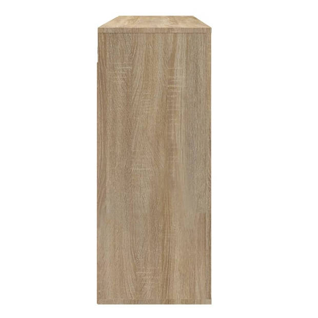 vidaXL Wandkast 80x33x80 cm bewerkt hout sonoma eikenkleurig