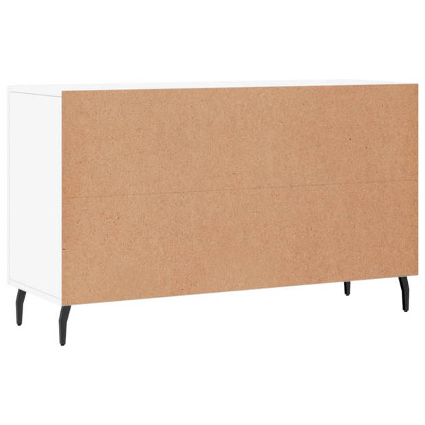 The Living Store Dressoir - Modern - Divers opbergruimte - Stabiel - Wit - 100 x 36 x 60 cm