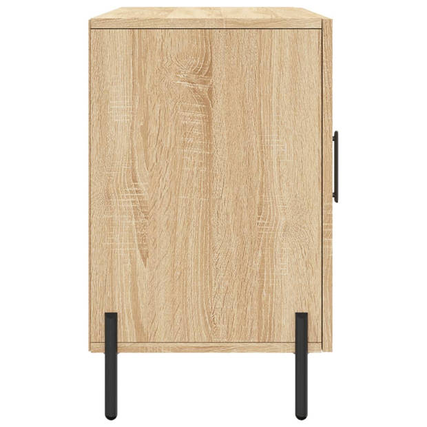 vidaXL Dressoir 100x36x60 cm bewerkt hout sonoma eikenkleurig