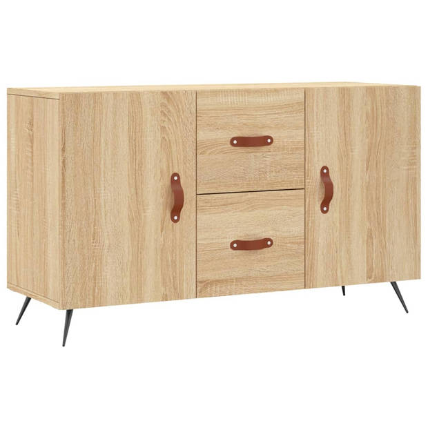 The Living Store Dressoir - Sonoma Eiken - 100 x 36 x 60 cm - Duurzaam Hout en Metaal