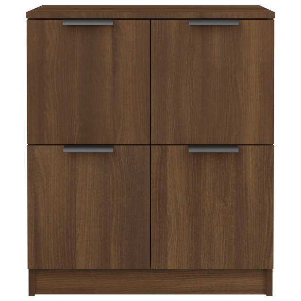 The Living Store Dressoirs - Dressoir - 60 x 30 x 70 cm - Bruineiken