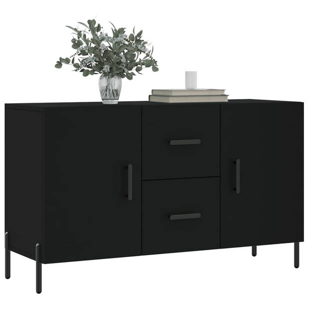 The Living Store Dressoir - Modern - Opbergkast - 100 x 36 x 60 cm - Zwart