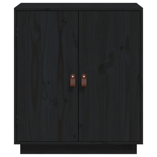 The Living Store Houten Dressoir - Bijzetkast - 65.5 x 40 x 75 cm - Zwart