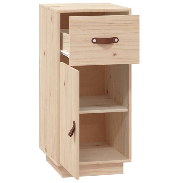 The Living Store Dressoir - Grenenhout - 34 x 40 x 75 cm - Opbergruimte - Display functie