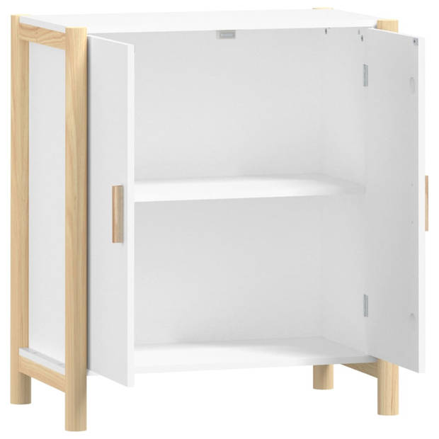 The Living Store Dressoir Classic - Kast - 62x38x70 cm - Wit