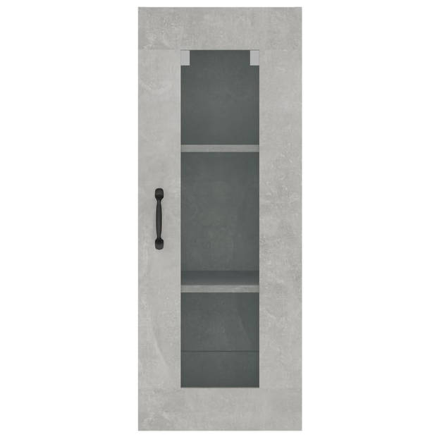 vidaXL Wandkast 34,5x34x90 cm betongrijs