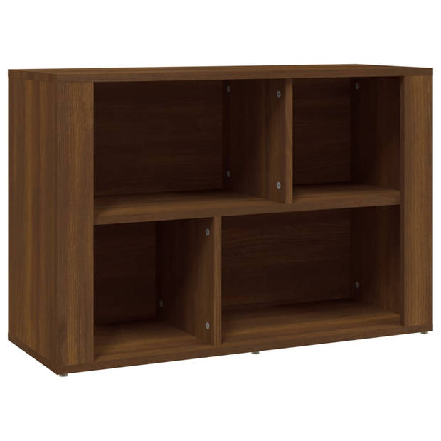 The Living Store Dressoir - Onbekend - Bijzetkast - 80 x 30 x 54 cm - Bruineiken