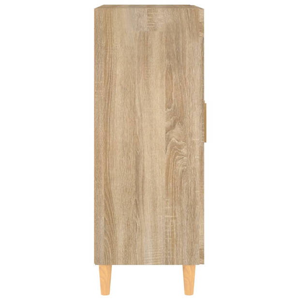 vidaXL Dressoir 69,5x34x90 cm bewerkt hout sonoma eikenkleurig