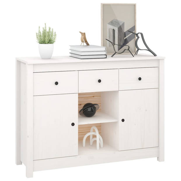 The Living Store Dressoir - Musthave - Meubelen - 100 x 35 x 74.5 cm - Massief grenenhout