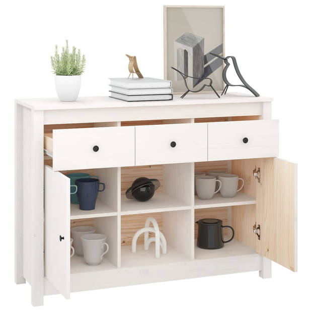 The Living Store Dressoir - Musthave - Meubelen - 100 x 35 x 74.5 cm - Massief grenenhout