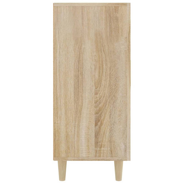 The Living Store Dressoir - Sonoma Eiken - 90x34x80 cm - Bewerkt Hout