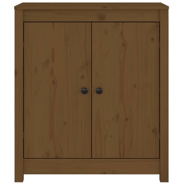 The Living Store Dressoir Massief Grenenhout - 70 x 35 x 80 cm - Honingbruin