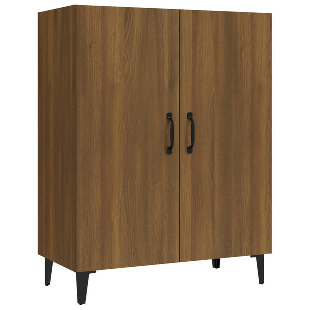 The Living Store Dressoir Modern - 70 x 34 x 90 cm - Bruineiken hout