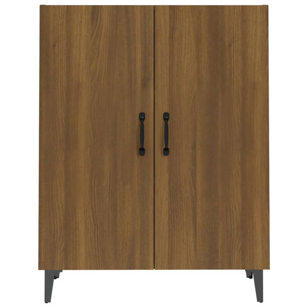 The Living Store Dressoir Modern - 70 x 34 x 90 cm - Bruineiken hout