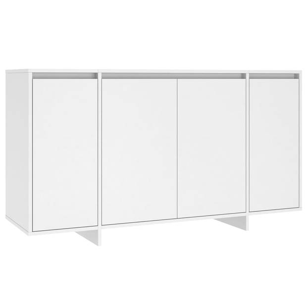 The Living Store Dressoir Keukenkast - 135x41x75 cm - Wit - Montage vereist