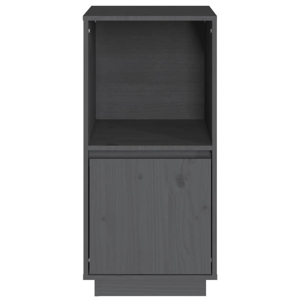 The Living Store Dressoir - Modern - Meubelen - 38 x 35 x 80 cm - Grijs