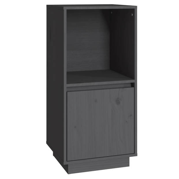 The Living Store Dressoir - Modern - Meubelen - 38 x 35 x 80 cm - Grijs