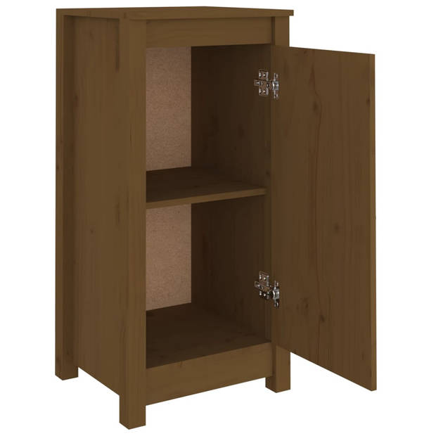 The Living Store Dressoir Massief Grenenhout - 40 x 35 x 80 cm - Honingbruin