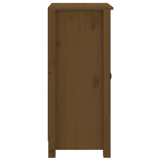 The Living Store Dressoir Massief Grenenhout - 40 x 35 x 80 cm - Honingbruin