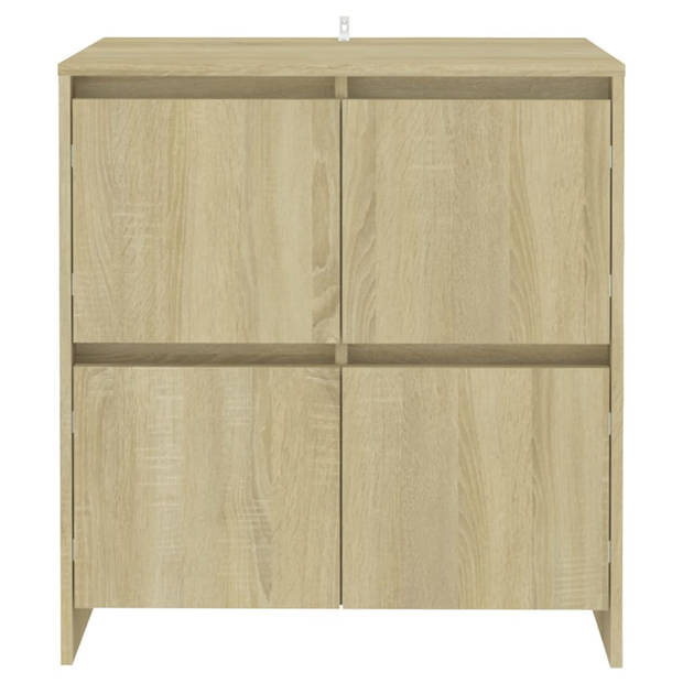 The Living Store Dressoir - Dressoirs - 70 x 41 x 75 cm - Sonoma eiken - Montage vereist