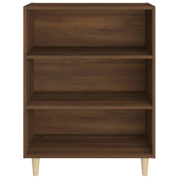 The Living Store Dressoir - Klassiek - Bijzetkast - 69.5 x 32.5 x 90 cm - Kleur- Bruineiken