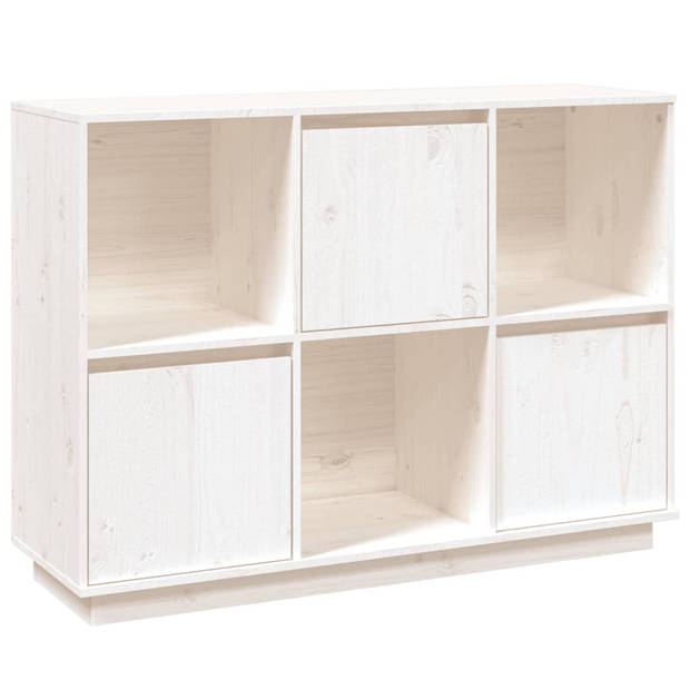 The Living Store Dressoir - Modern - Bijzetkast - 110.5 x 35 x 80 cm - Massief grenenhout