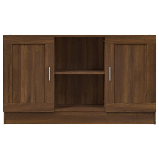 The Living Store Dressoir Bruineiken - 120 x 30.5 x 70 cm - Sterk en praktisch