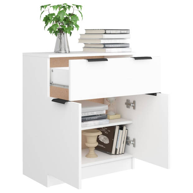 The Living Store Dressoir - - Bijzetkast - 60 x 30 x 70 cm - Hoogwaardig hout