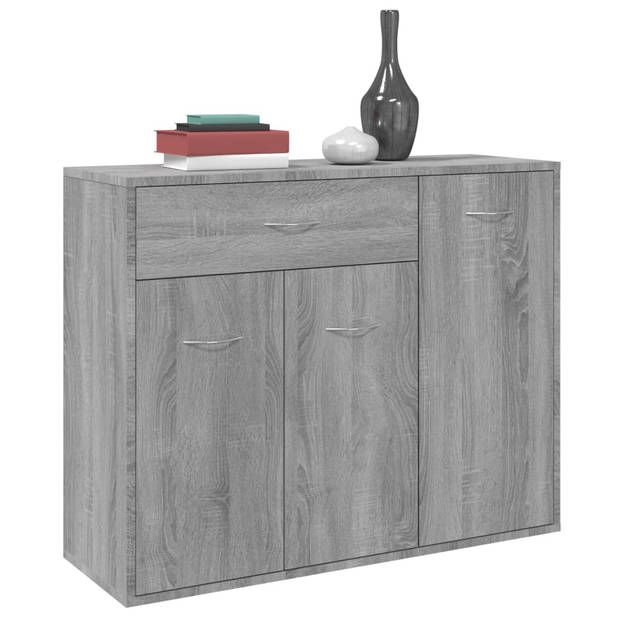 The Living Store Dressoir - Sonoma Eiken - 88 x 30 x 70 cm - Veel opbergruimte