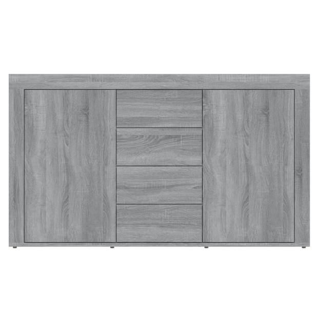 vidaXL Dressoir 120x36x69 cm bewerkt hout grijs sonoma eikenkleurig