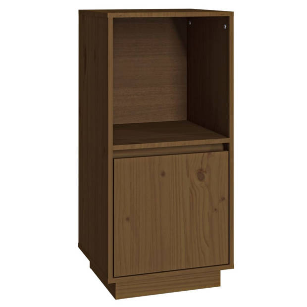 The Living Store Dressoir Massief Grenenhout - 38 x 35 x 80 cm - Honingbruin