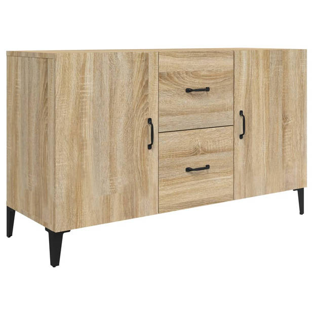 The Living Store Dressoir - Sonoma Eiken - 100 x 36 x 60 cm - Bewerkt Hout