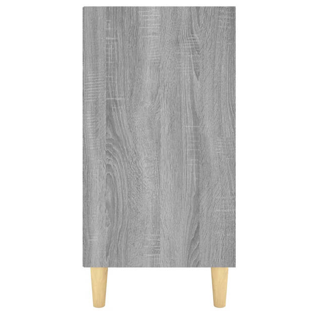 vidaXL Dressoir 103,5x35x70 cm bewerkt hout grijs sonoma eikenkleurig