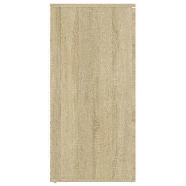 vidaXL Dressoir 160x36x75 cm bewerkt hout sonoma eikenkleurig