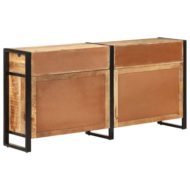 The Living Store Massief Mangohouten Dressoir - 172 x 35 x 80 cm - Handgemaakt - Stabiel en Ruim