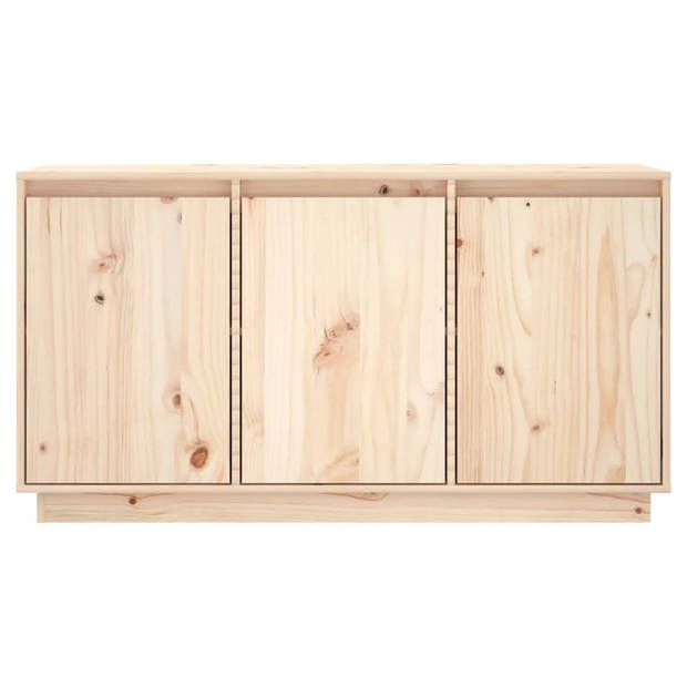 The Living Store Dressoir Meubel - 111 x 34 x 60 cm - Grenenhout - Montage vereist